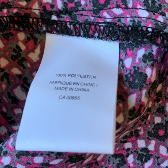 Reitmans Pink & Grey Splotchy Patterned Tank Top - Picture 10 of 10